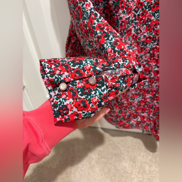 NWT Printed J Crew Blouse - Picture 5 of 8